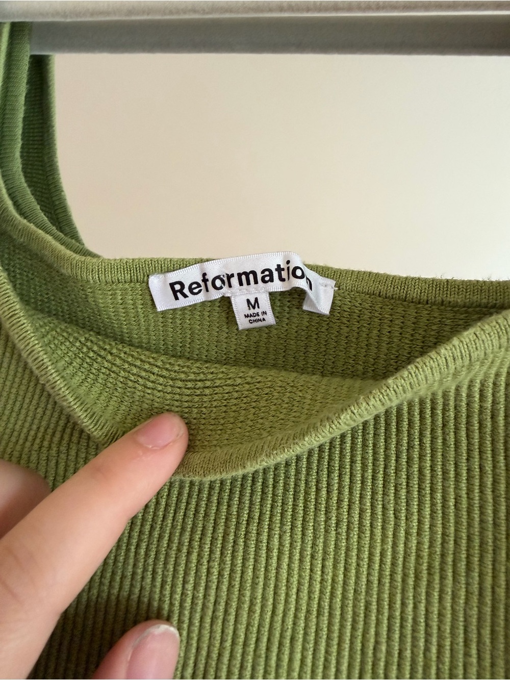 Reformation Julia Ribbed Sweater Tank - Picture 4 of 5